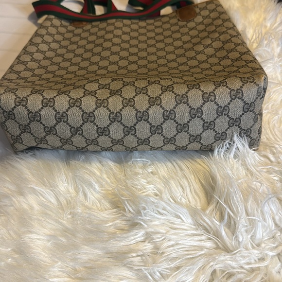 Vintage Gucci shoulder tote sherry line Brown Authentic used condition (as is) - Picture 14 of 16